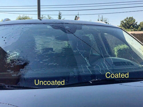 Glass Coating 20ml – Hydrophobic Ceramic Coat for Windshields & Windows | Water Repellent Protection for Glass Parts | Enhanced Visibility, Spotle...