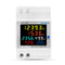 Single Phase Energy Meter Tester Din Rail Electricity Usage Monitor 6 in 1 Multimeter AC 40-300V 100A Voltage Current Voltmeter Ammeter Watt Kwh F...