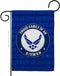 Breeze Decor Proud Family Airman Garden Flag Armed Air Force USAF United State American Military Veteran Retire Official House Decoration Banner S...