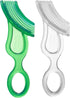 Brilliant Oral Care Baby’s First Toothbrush, Smooth Silicone Bristles Gently Clean Tender Teeth and Gums, for Ages 4+ Months, Green + Clear, 2 Pac...