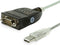 Gearmo USB to RS-232 Serial Adapter w/LED Indicators Windows 11 Support...