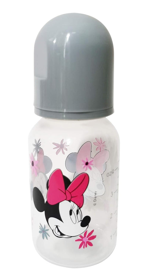 Cudlie Disney Baby Boy Minnie Mouse 5 oz Pack of Three Baby Bottles, Tropic Floral...