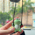 Swinging Frog Car Hanging Ornament, Cute Car Hanging Accessories for Rear View Mirror, Car Pendant Frog Hanging Swing...
