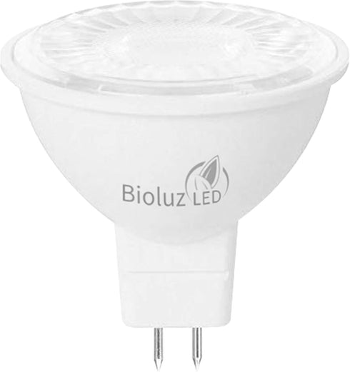 Bioluz LED 6 Pack MR16 LED Bulb 50W Halogen Replacement Non-Dimmable 7w 3000K 12v AC/DC UL Listed Pack of 6...