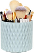 WAFJAMF Makeup Brush Holder 360 Rotating Cosmetics Holders Storage Cup for Vanity Desktop Bathroom Countertop 5 Slot Makeup Brushes Container - Cl...