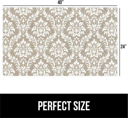 GORILLA GRIP LeakGuard Non-Adhesive Under Sink Mat for Kitchen Cabinet, 24x40, Waterproof Quick Dry Shelf Liner, Durable Absorbent Felt Mats for B...