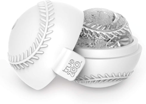 True Zoo Baseball Ice Mold, Silicone Ice Sphere Mold, Novelty Ice Maker, Set of 1, White, Dishwasher Safe, Ice Cube Tray...