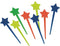 Comicfs 250 Pcs Plastic Star Toothpicks Picks for Appetizers, 3.5'' Fruit Fork Cocktail Sticks Disposable, Cocktail Sticks and Cocktail Picks for ...
