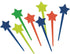 Comicfs 250 Pcs Plastic Star Toothpicks Picks for Appetizers, 3.5'' Fruit Fork Cocktail Sticks Disposable, Cocktail Sticks and Cocktail Picks for ...