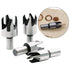 8-Pack Wood Hole Plug Cutter Set, High Carbon Steel Cutting Tools Cork Dowel Shank Drill Bit Knife, Fit for Woodworking Hole Saw Cutting 6MM 10MM ...