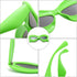 Long Keeper Sexy Lip Sunglasses - Unique Women Thick Frame Cat Eye Candy Color Punk Sun Glasses UV400...