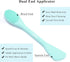 MSQ Silicone Face Mask Brush, Soft Facial Cleansing Scrubber, 2 Pack Double-End Facial Mask Brush for Mud, Clay, Charcoal Mixed Mask, DIY, Skincar...