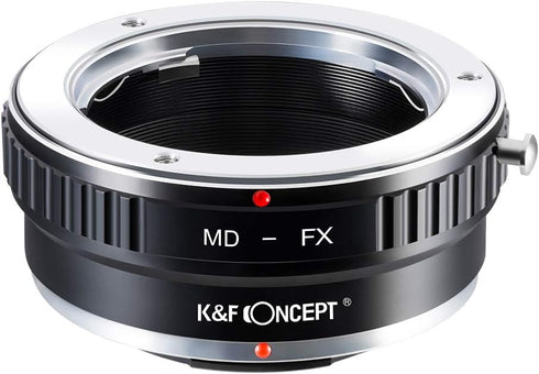 K&F Concept MD Minolta MD MC Rokkor Lens to Fujifilm FX Mount Camera Adapter,MD to FX Lens Adapter for Fuji X-Pro1 X-Pro2 X-E1 X-E2 X-M1 X-A1 X-A2...