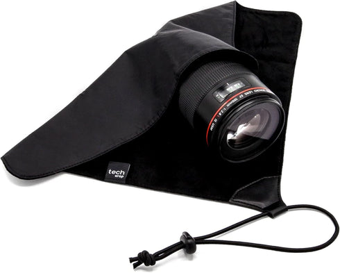 The Tech Wrap Compact 12.5" x 12.5" Neoprene Lens Pouch - Camera Lens Protective Wrap - Camera Travel Accessories...