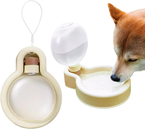 Dog Water Bottle, Lightweight, Wide Caliber, Leak Proof Portable Water Dispenser, Suitable for pet Outdoor Walks, Hiking, Travel, Food Grade Plast...