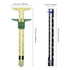 2 Pieces Sliding Gauge Measuring Sewing Tool, 5-in-1 Sliding Gauge Measuring Sewing Ruler Tool Fabric Quilting Ruler for Sewing Knitting Quilting ...
