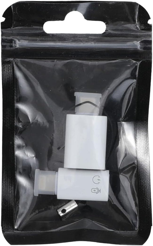 MoKo USB C Female to Lightning Male Adapter, Lightning Male to USB-A Female OTG Adapter Connector for iPhone 14/13/12/11 Pro Max/iPad/iPod/AirPods...