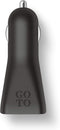 GoTo Dual USB Car Charger, Dual Port Fast USB A for iPhone 13 12 11 Pro max XR Xs SE iPad, Galaxy S21 S20 S10 Plus Ultra Note 20, Pixel 6 5 4, USB...