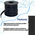 28 Gauge 6Pin Silicone Ribbon Cable, 28 AWG Flat Flexible Cable Electrical Wire, 25Ft/7.5m Length Stranded Tinned Copper Wire, Silicone Insulation...
