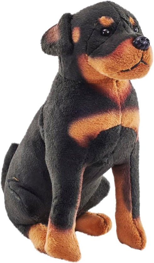 Wild Republic Rescue Dog, Rottweiler, Stuffed Animal, with Sound, 5.5 inches, Gift for Kids, Plush Toy, Fill is Spun Recycled Water Bottles...