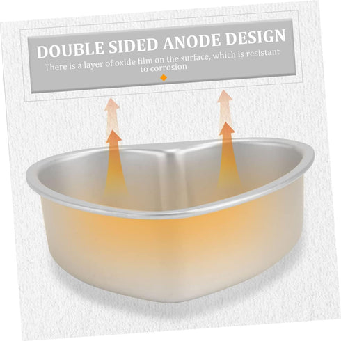 2pcs Heart Cake Mold Heart Shaped Baking Molds Mousse Cake Shaper Casserole Dish Roasting Dish Sandwich Loaf Tin Cake Rings for Bagel Cake Stencil...