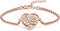 shajwo Cremation Jewelry Tree of Life Heart Urn Bracelet for Human Ashes for Women Men Adjustable Memorial Keepsake Link Bracelet...