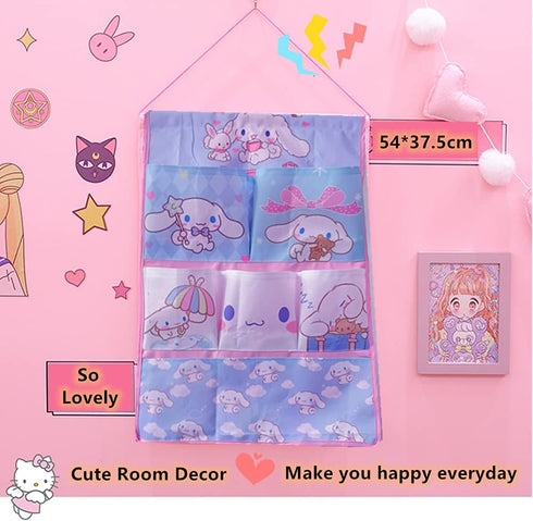 Kerr's Choice Wall Door Closet Hanging Storage Bag Cute Wall Bag Cute Nursery Room Decor Room Storage Gift for Girls Women...