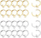 80 PCS Leverback Earring Hooks Hypoallergenic Earring Hooks Stainless Steel Earring Hooks Round French Hook Clasps Ear Wire Earring Supplies Findi...