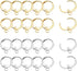 80 PCS Leverback Earring Hooks Hypoallergenic Earring Hooks Stainless Steel Earring Hooks Round French Hook Clasps Ear Wire Earring Supplies Findi...