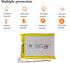 3.7V 705068 3500mAh Lithium Polymer ion Battery Rechargeable Polymer Battery Pack for RG35XX with JST 1.25m Connector...