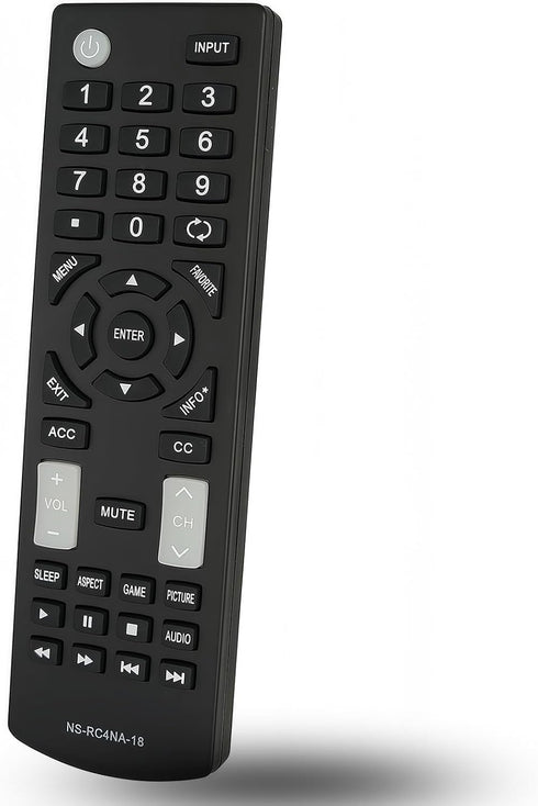 Replacement Remote NS-RC4NA-18 fit for Insignia TV NS-32D311NA17 NS-40D420NA18 NS-49D420NA18 NS-55D420NA18 NS-39D310NA17 NS-50D510NA17 NS32D311MX1...