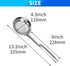 TBWHL Multi-functional Hot Pot Fat Skimmer Spoon - Stainless Steel Fine Mesh Food Strainer for Skimming Grease and Foam DIA 4.4"...