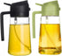 Olive Oil Sprayer Cooking Oil Dispensing Bottle: 2 in 1 Glass Olive Oil Dispenser Bottle, Upgraded Glass Oil Spraying Bottle for Kitchen Air Fryer...