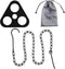 Camping Tripod Board-camping essentials?Turn Branches into Campfire Tripod ?fire pit grill?with Adjustable Chain for Hanging Cookware,Portable Cam...