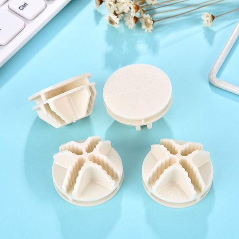 32 Pieces Cube Connectors Plastic Storage Wire Cube Organizer ABS Connectors for Modular Closet Storage Organizer and Wire Shelf (White)...