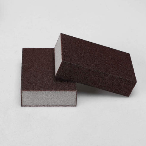 uxcell 8pcs Scouring Pads Non-Scratch Scouring Sponge Scrub Pads 4" x 2.8" for Scouring Kitchens, Dishwashing, Brown...