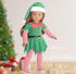 18 inch Christmas Doll Clothes, 18 inch Christmas Elf Clothing Costume Santa's Little Helper Outfits for 18 inch Doll (Dolls Not Included)...