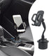 Cup Holder Phone Mount for Car, Adjustable Gooseneck Height 360 Rotatable Cell Phone Cradle Mount, with Extendable Cup Base Holder, Universal Mobi...