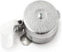 KEY-BAK Industrial Retractable Reel with 48" Stainless Steel Cable, Steel Bracket Back, Chrome Front, 8 oz. Retraction, Plastic Hose Clamp...