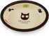 Oval Ceramic Cat Food Bowl,Cute Cartoon Pattern, Dog& Cat Basic Bowl, Small Pet Feeding Dishes for Cat, Kitten, Small Dog, Dishwasher Safe…...