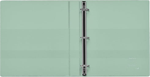 Avery Heavy-Duty View 3 Ring Binders, Customizable Cover, 1 Inch Slant Rings, 1 Sage Binder (79818)...