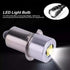1Pc Silver P13.5S Mag Light LED Bulb 3-6 C&D Cells Torch Flashlight LED Converter 6V White 12V 3V 9V 18V White/Warm 24V 4.5V LED Bulbs Handheld Fl...