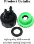 6 PCS Drip Irrigation Hose Connectors Professional Micro Irrigation Adapter Agriculture Irrigation Fitting 1/4 Inch Drip Irrigation Tubing x 3/4 o...