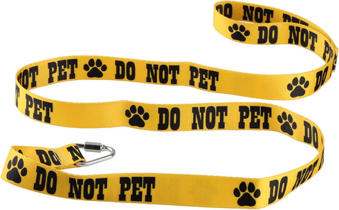 Funny Dog Leash Do Not Pet Dog Leash Walking Training Dog Leashes Dog Owner Pet Lover Gift (Do Not Pet-YE)...
