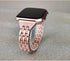 Bands Compatible with Fitbit Versa 2/Versa Lite/Versa, Women Replacement Metal Rhinestone Bling Bracelet Wristband, Rose Gold...