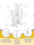 6 Pcs Potty Training Dog Pee Pad Holder for Leg-Lifting Marking Dogs Indoor Training Pad Holder for Small & Large Size Wee Wee Pad with Nano Gel S...