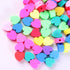 50pcs Mixed Polymer Clay Spacer Beads,10mm Colorful Polymer Clay Spacer Beads,for DIY Jewelry Bracelet, Earring, Necklace,Craft Making Supplies (L...