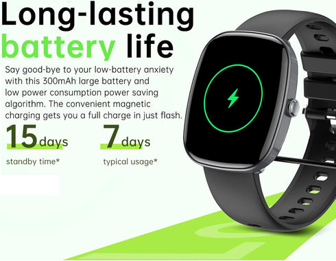 Smart Watch for Women Men 1.83" Fitness Activity Trackers with Answer/Make Calls Heart Rate Sleep Tracker, Smartwatch Compatible for Android iOS P...