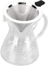 SALUTUY Coffee Kettle, Drip Glass Coffee Maker 400ml Great Gift Accurate Brewing Control Coffee Maker Premium Coffee Brewing Tool for Perfect Cup ...
