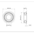 F6901ZZ 4PCS Flange Ball Bearing 12×24×6mm Double Metal Shielded Flanged Bearing Chrome Steel ABEC-1(P0) Z2 Deep Groove Ball Bearing for Industria...